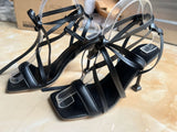 Zingj 2023 High Heel Fashion Winding Strap Sandal Women's Head Wine Cup Heel Sandal