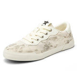 Autumn New Men's Shoes Small Luxury Comfortable Casual Cloth Shoes Breathable Flat Bottom Lace Shoes