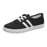 Spring And Summer Breathable Canvas Shoes Board Shoes Korean Version Of Students Flat-Bottomed Small White Shoes In Shoes Children's Net