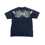 Summer Retro Street Dark Wind Printed Short-Sleeved T-Shirt English Loose Men's Top