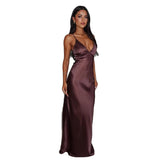 Summer New Women's V-Neck Sleeveless Temperament Waist Fashion