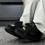 Shoes To Destroy The Aesthetic Series Of Black Samurai Bread Shoes Trend Low-Sing Shoes Men's And Women's Shoes The Same Plate Shoes Men's Shoes Men's