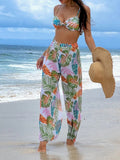2025 New Swimsuit Sexy Bikini Trousers Three-Piece Split Lady Swimsuit