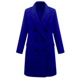 Autumn And Winter Station Long Large Size Hair, The Female Coat Seven Color Eight Double Buckle Coat Fast