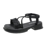 Sandals Women 2025 Summer New Korean Version Of Thick Soles To Increase The Breathable Sandals Are Not Tired Roman