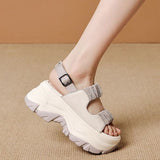 Sandals Women's New Summer 2025 New Fashion Retro Small Cozy Casual Thick-Solum Beach