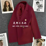 Zingj Fried Street Small Suit Jacket Female 2024 Spring And Autumn New Korean Version Web Celebrity Temperament Small Casual