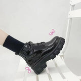 Boots Women's New Mid-Autumn 2025 New Thick Bottom British Wind Students With Thick-Bottomed Short Boots In Front Of The