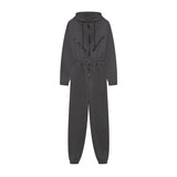 2025Ebay Hot Explosive Sports Casual Women's Hooded Jumpsuit