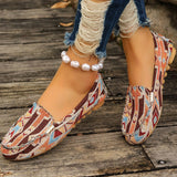 Color Cloth Lazy Man Flat Sole Single Shoes Women's Shallow Breathable Lazy Working