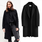 And Winter Double-Sided Women's New Hair Coat Long Loose-Child Coat