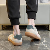 Flat-Bottomed Color Tie-Wearing Shoes For Women Couples 35-44 Yards Student Sports Single