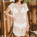 Shirt Women's Crocheted Empty Burqa Summer Bikini Knitted Beach