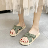 Red Cool Slippers Female Fairy Summer Outside Wearing Ins Tide 2025 New Fashion Out Burst Thick-Soled Beach