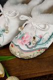 Zingj Shoes Autumn And Winter New Style, Plush Soft Sole Embroidery Shallow Mouth And Velvet Mother Shoes Embroidered Shoes, Cloth Shoes