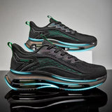Men's Shoes 2025 New Spring And Autumn Sports Leisure Shoes Men's Air Cushion Running Shock Absorbing Trend