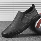 Men's Shoes In The Autumn Of 2025 New Men's Leather Shoes Korean Trend Casual Shoes Men's Trend Flat
