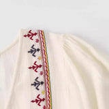 Women's Clothing 2025 Summer New Splicing Embroidery Short