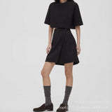 Spring Summer New Pure Color Short T-Shirt Women Hot Y2K Cotton Short-Sleeved Top Hot