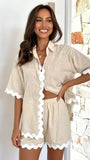 Zingj Spring 2024 New Women's Simple Fashion Short Shirt Casual