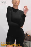 Casual Sporty Active Wear Playsuit Biker Shorts Women Skinny Rompers Womens Jumpsuit Zip Up Elastic Party