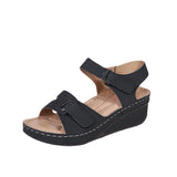 Zingj 2023 Plus Size Casual Fish Mouth Sandal Hot Roman Style Sandals Women Wear Velcro