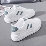 Version Of Small White Shoes Women In The Autumn Of 2025 New Breathable Thick-Soled Casual Shoes In The Trend Of Students Street Pat