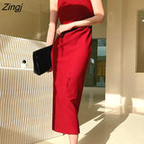 Women Sleeveless Solid Elegant Festival Chic Summer Spaghetti Straps Female Retro Hot Sale Basic Vestidos Mujer