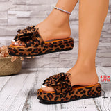 Summer New Thick-Soled Women's Sandals Women's Beach Shoes Large-Size Slippers To Learn Women's Bow Cool
