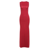 Zingj And Summer 2024 Women's New Temperament Dress French One Word Collar Slim Solid Color