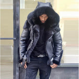 Large Number Of 2025 Autumn And Winter Wish Explosion Zipper Jacket Men Thick Locomotive Coat