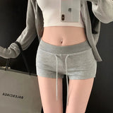 Thin Casual Pants Women Spring Suction Hot Pants Bag Hip Pants Leggings Black