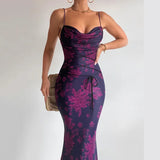 Women's Dress 2025 New Strapped Long Skirt Crumbs Body-In-Recovery Ash-Enhedment-Coat-Enendered Collared