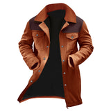 Autumn And Winter Men's Coat Velvet Jacket Multi-Pocket Coat 11-Colored