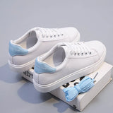 White Shoes Women 2025 Spring And Autumn New Female Shoes Students Flat Tide Shoes Spring And Autumn Sports Leisure