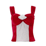 Zingj 2024 New Fashion Sexy Sweet Spicy Wind French Temperament Short Style Bump Color Sling