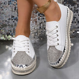 Women's Shoes Thick Soles Height Water Drill Niche Design Lace Single Shoes In Fashion Lefu