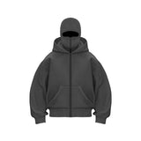 Light Board Autumn Ins New Hooded Jacket Short Coat Men's Double Hat Autumn And Winter Couple