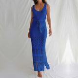 New Hollow With Lyso Swimsuit Jacket Beach Long Dress Women Bikini