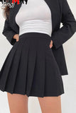 Quality White Pleated Skirt Short Woman School Girls Mini Skirts Sexy Cute Summer Mini Tennis Skirt New 2023 with