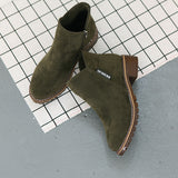 Women's Boots Autumn And Winter Grinding Party And The Korean Version Of Martin Boots Women's Casual Large-Size Short-Bobine Cotton Boots