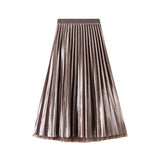 Velvet Mesh Dress Women Wear Both Sides Of The 2025 Autumn And Winter New Long High-Waisted 100-Fold Dress
