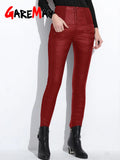 Women Down Pants Velvet Trousers Thickening Slim Thermal Female Warm Trousers Legging High Waist