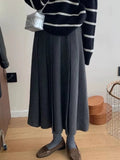 Autumn And Winter New Temperament Gentle And Comfortable With Niche Wool Knitted Thick Skirt