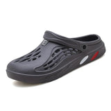 Summer New Anti-Slip Beach Shoes Word Drag Men's Cool Slippers Men's Hole Shoes Bao Men's