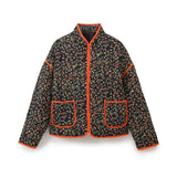 Women's Clothing 2025 Autumn New Street Multi-Color Printing Collar Cotton