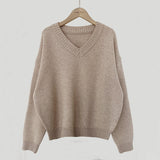 V-Neck Pullover Dark Academia SweaterOutfit