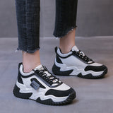 Women's Shoes With Thick-Bottomed Old Dad Shoes 2025 Summer New Fashion Lace-Up Single Shoes For Students Casual Sports