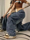 Tie Strap Baggy Cargo JeansOutfit