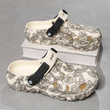 Men's Shoes 2025 New Stinging Feel Men's One-Word Slippers Wear A Shoe And Two Wear-Resistant Beach Cold
